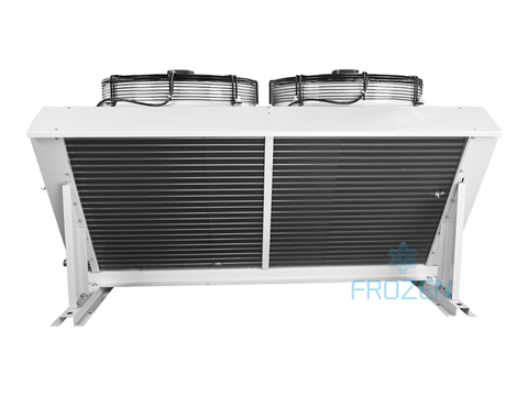 dàn nóng quạt thổi lên - V type condenser