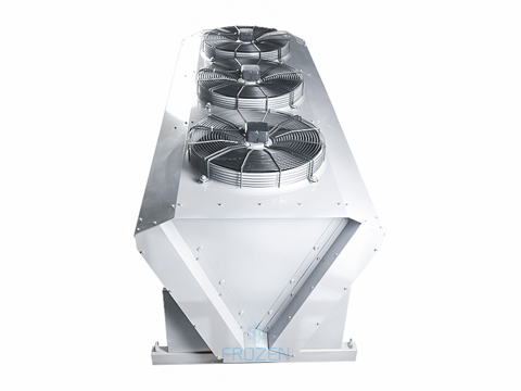 dàn nóng quạt thổi lên - V type condenser